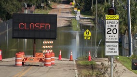 DeLand Middle School limits entryways, plans to bus students in through flooded roadways