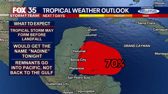Potential Tropical Cyclone 15 forms in Caribbean near Yucatán Peninsula; could become tropical depression