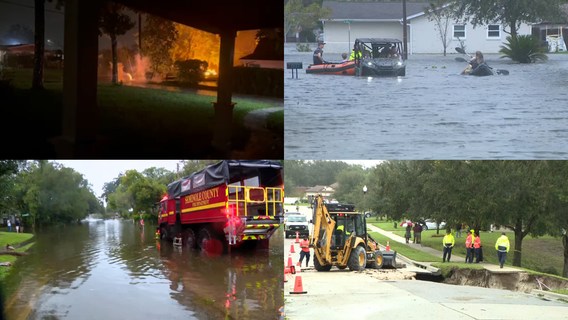 Hurricane Milton damage: Photos, videos around Central Florida