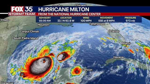 Hurricane Milton live updates: Quickly getting stronger, could hit Florida as Cat. 3 hurricane