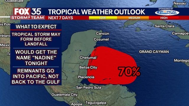 Potential Tropical Cyclone 15 forms in Caribbean near Yucatán Peninsula; could become tropical depression