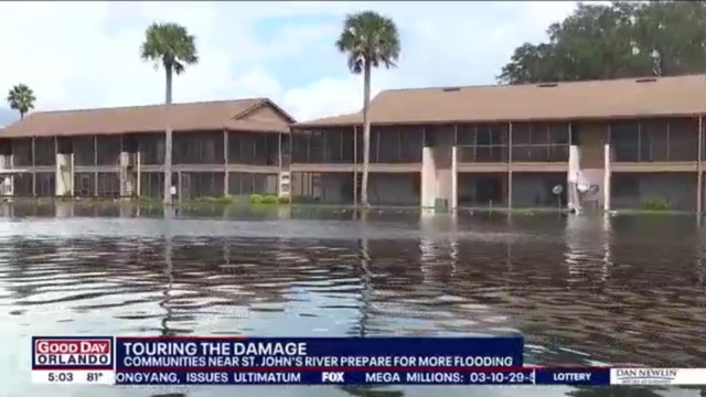 Parts of Astor underwater as St. John's River continues to rise, threaten homes