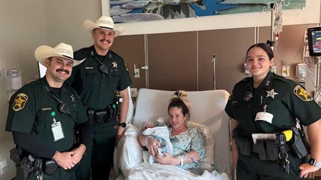 Woman in labor during Hurricane Milton couldn't find a way to hospital, escorted by Polk County deputies