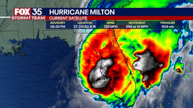 Hurricane Milton tracker: Path, cone, satellite image