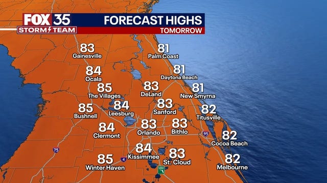 Orlando weather: Breezy conditions, showers expected this week