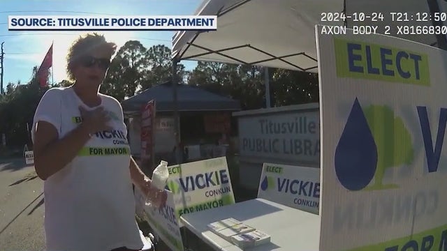Titusville mayoral candidate accused of stealing opponent's campaign signs