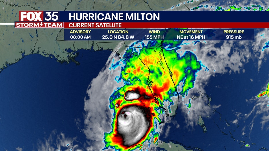 Hurricane Milton Tracker Path Cone Spaghetti Models Satellite Image   Radar 8 1 