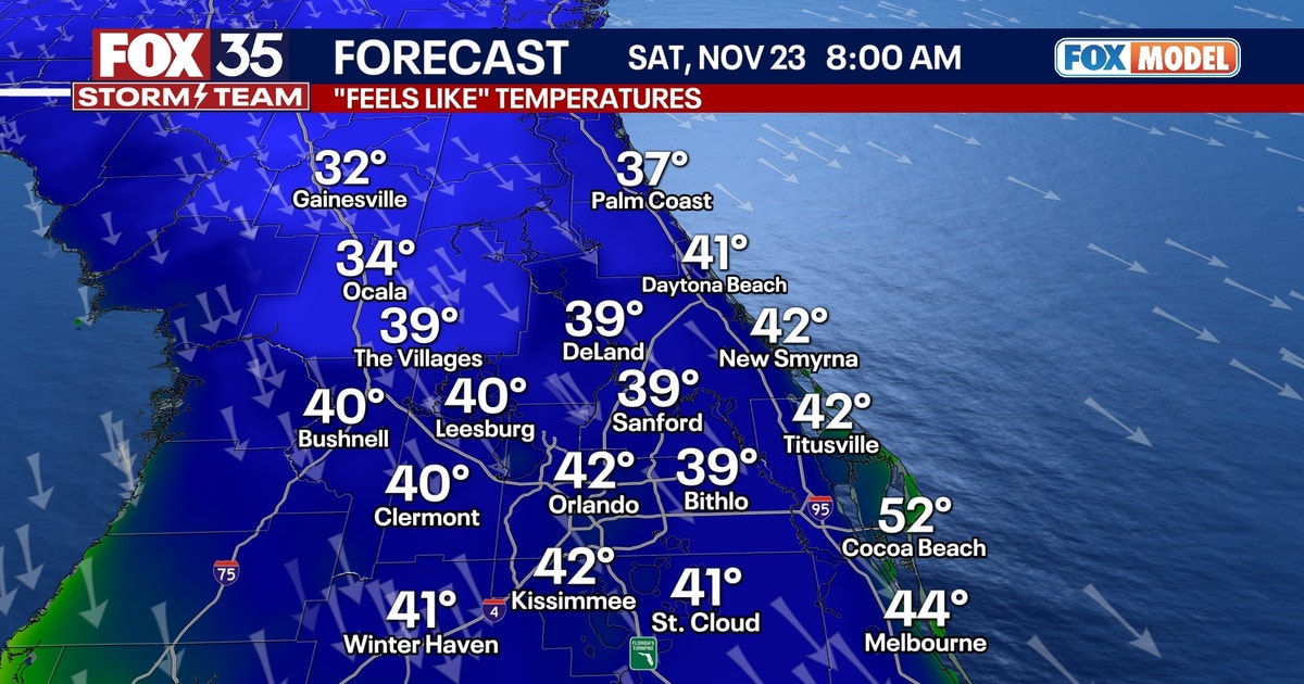 Orlando weather: Central Florida braces for cooler weather after ...