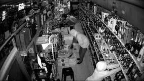 Thieves caught on camera stealing bottles of liquor, cash in estimated $35K burglary