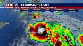 Hurricane Rafael forms in the Caribbean, tropical storm watch for Florida Keys