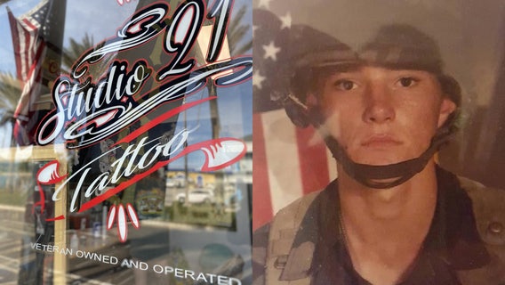 Daytona Beach tattoo shop offering free tattoos for veterans on Monday: 'Tattoos are therapy'