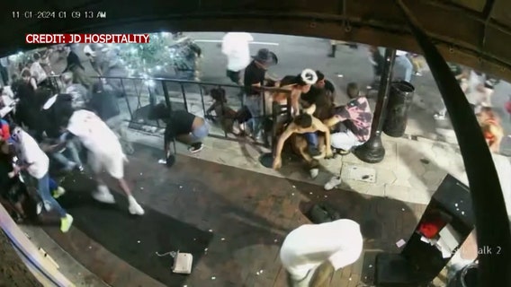 Exclusive video shows crowd rush for cover inside nightclub during Orlando shooting: 'They were terrified'