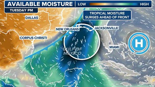 Florida, Gulf Coast to see potential impacts from remnants of Tropical Storm Sara