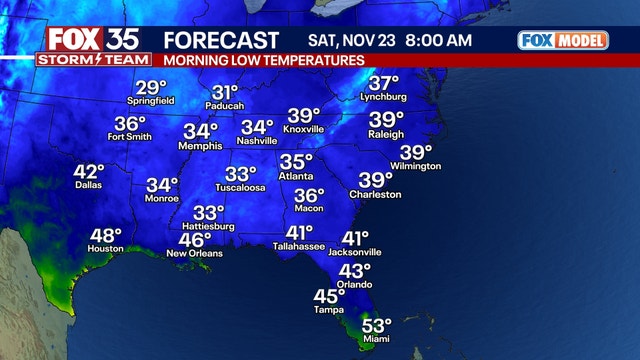 Orlando weather: Chilly temperatures extend into the weekend