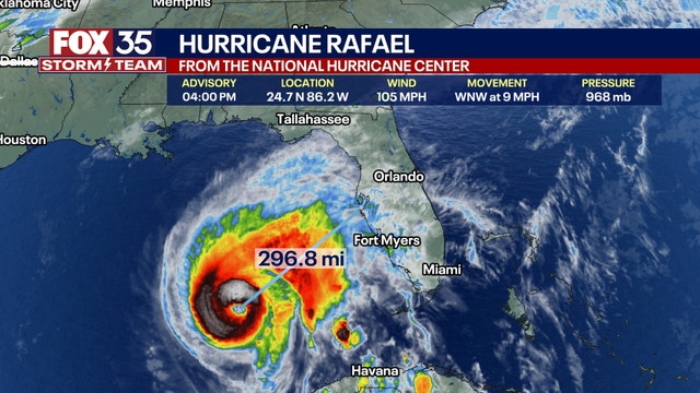 Hurricane Rafael strengthens in Gulf of Mexico after striking Cuba