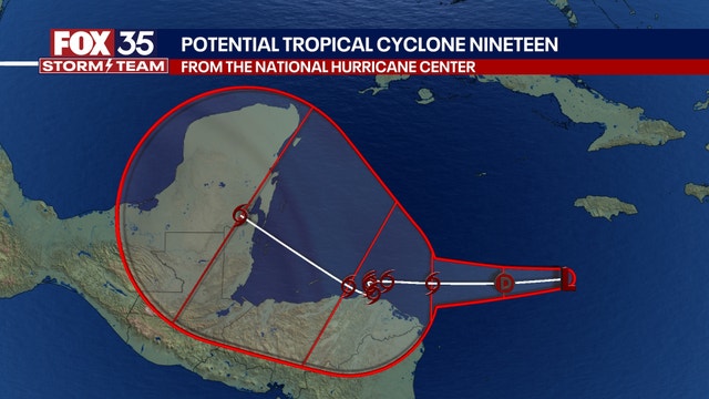 Potential Tropical Cyclone 19: Tropical system to become Tropical Storm Sara, Florida impact possible