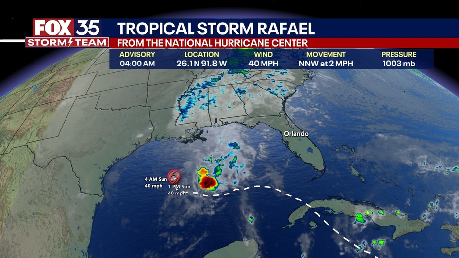 Invest 97L Likely To Become Tropical Storm Rafael: Latest Track ...