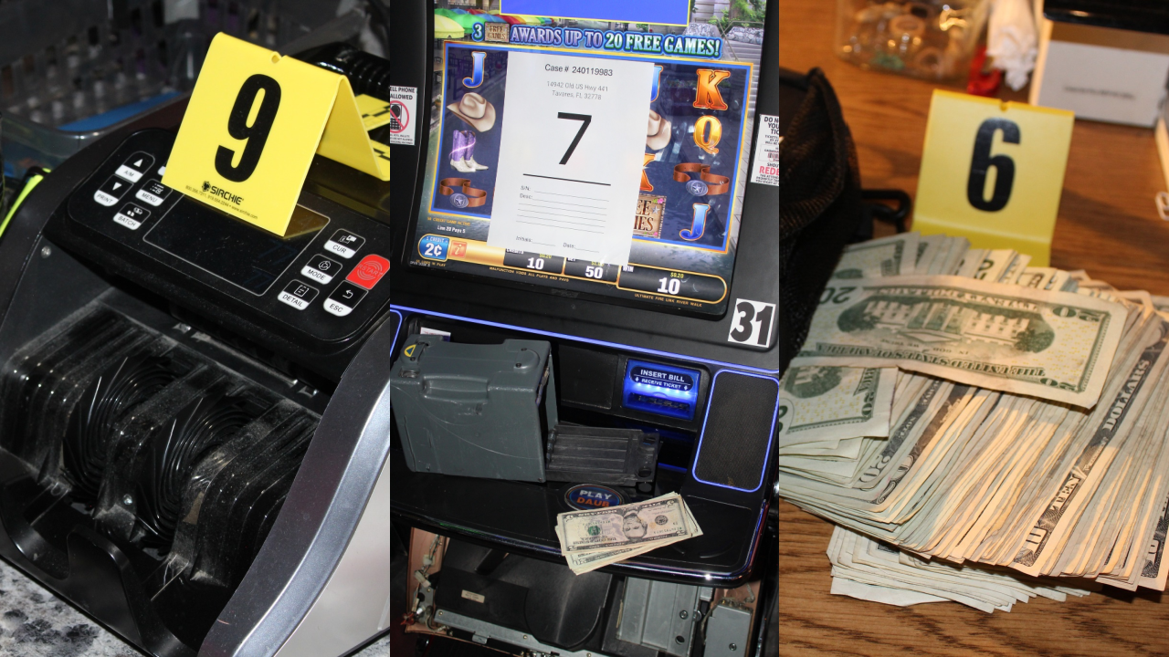 125 casino games, ,000 in cash seized during illegal gambling operation, deputies say