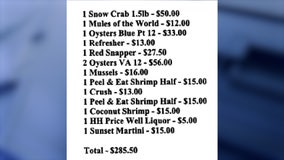 Officials: Florida man orders close to $500 in food without paying at two separate restaurants, arrested