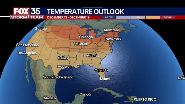 Orlando weather: Cold front brings brief cooldown before warmer December trend