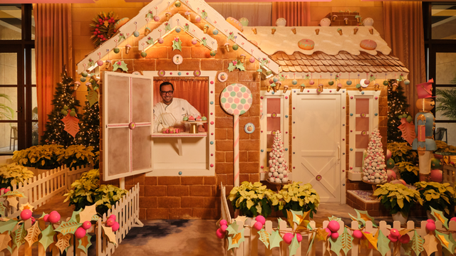 Four Seasons Resort Orlando shows off life-sized gingerbread house