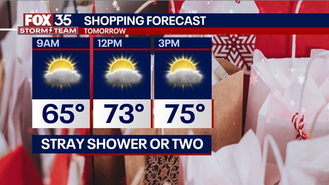 Central Florida weather: Gloomy Christmas to continue into evening with possible showers