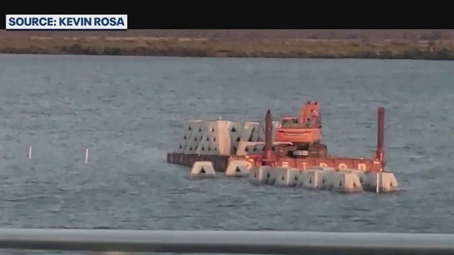 'Living shoreline' under construction in Titusville to fight erosion, wind damage