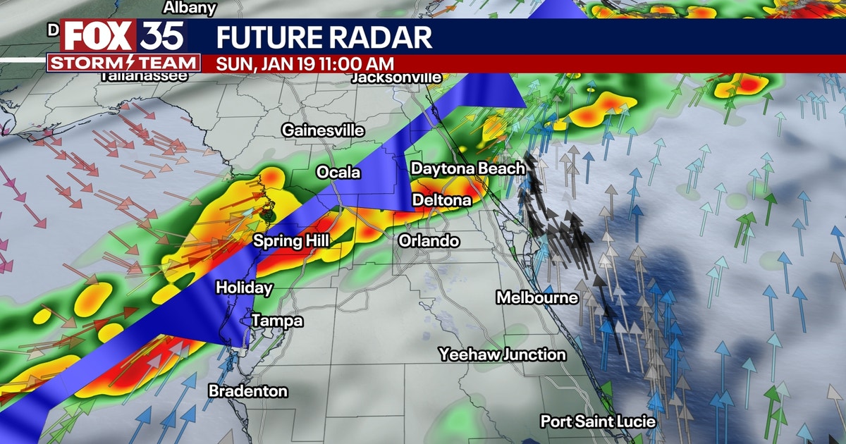 Orlando weather: Cold front to bring rain, storms and cooler temps ...