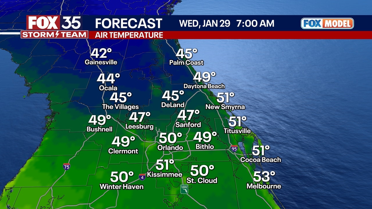 Orlando weather Warm weather returns to Florida as Orlando nears