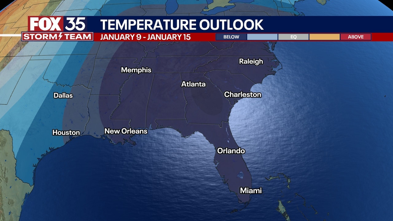 Orlando weather Cold front to dip temps below normal during first week