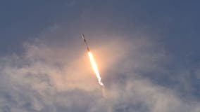 Booster from SpaceX launch of Falcon 9 from Florida lands off coast of The Bahamas