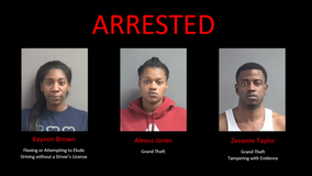 Stop sticks halt fleeing vehicle in Port Orange, leading to arrest of retail theft trio