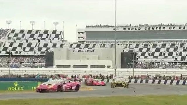 Exotic performance cars race in Daytona's 'Roar before the Rolex 24'