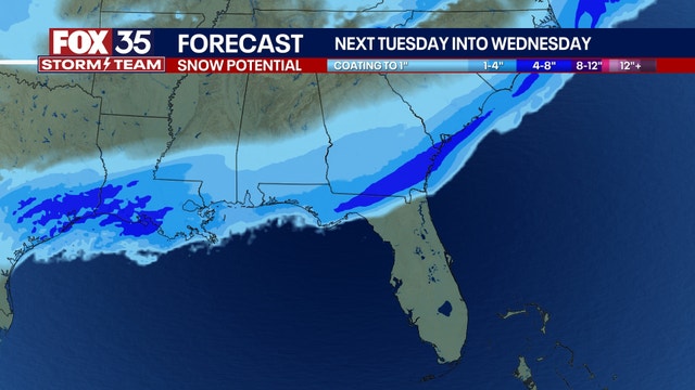 Snow in Florida next week? Arctic air could bring a rare possibility