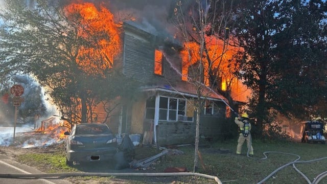 Fire destroys two-story home in Alachua County; space heater blamed