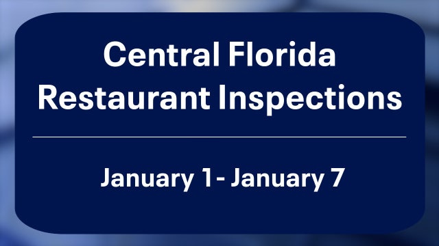 Roaches, rodent droppings among violations found during Central Florida restaurant inspections: officials