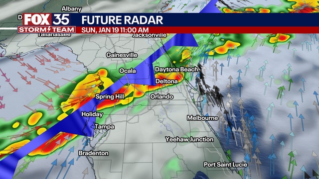 Orlando weather: Cold front to bring rain, storms and cooler temps