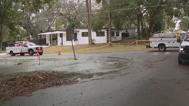 Pine Hills water main break floods neighborhood, leaving homes without water