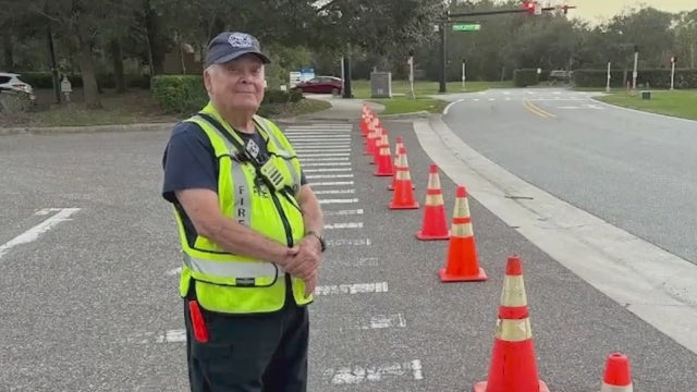 Officials: Florida fire police member struck, seriously injured by car while assisting at crash