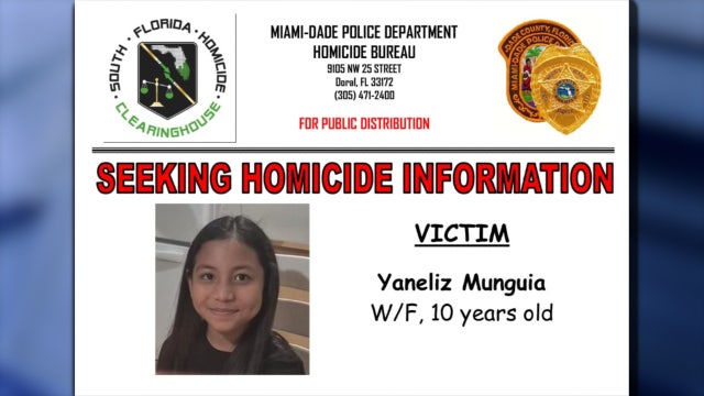 Florida girl, 10, killed on New Year's Day by celebratory gunfire, police say