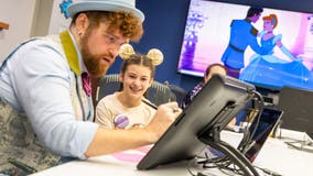 10-year-old girl battling cancer designs princess dress through Disney Make-A-Wish trip: 'A forever memory'