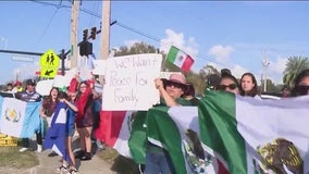 Sanford police peacefully shut down 'Day without Immigrants' protest