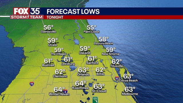 Orlando weather: Cloudy skies and patchy fog tonight ahead of sunny, warmer week