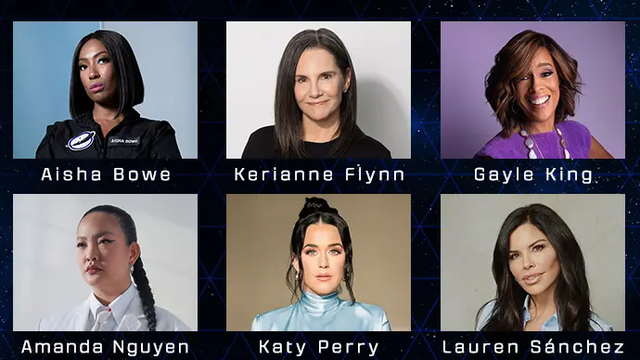 Katy Perry and Gayle King join an all women Blue Origin crew set to launch this spring