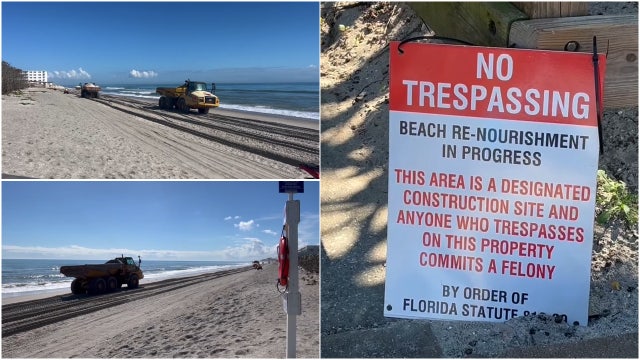 Brevard County beach workers being 'harassed' over restoration project, closure: Officials