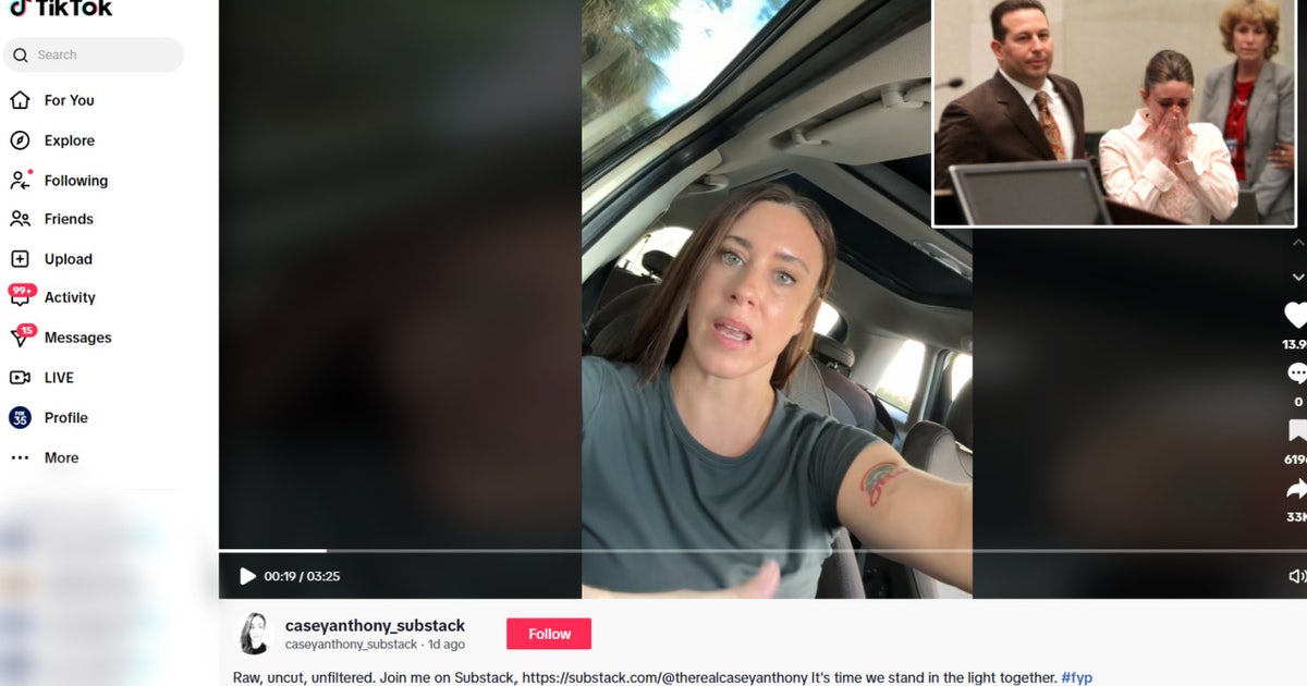 Casey Anthony joins TikTok, Substack to 'advocate' for self, daughter ...