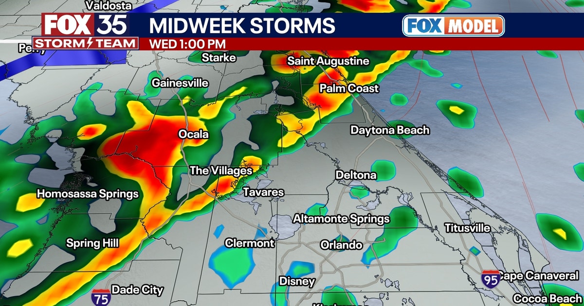 Orlando weather: severe storm forecast, timeline, main impacts | FOX 35 ...