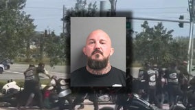 Florida man arrested after shooting into crowd of rival motorcycle gangs at gas station: police