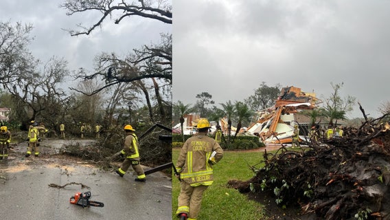 Florida home collapses after tornado, severe thunderstorm hits Seminole County, officials