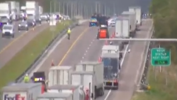 Vehicle rollover closes I-95 northbound in Flagler County area: deputies